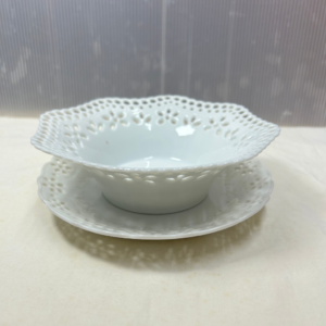 八角镂空钵皿套 | Octagon Fruit Bowl with Platter